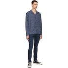 Nudie Jeans Blue Paisley Vidar Shirt