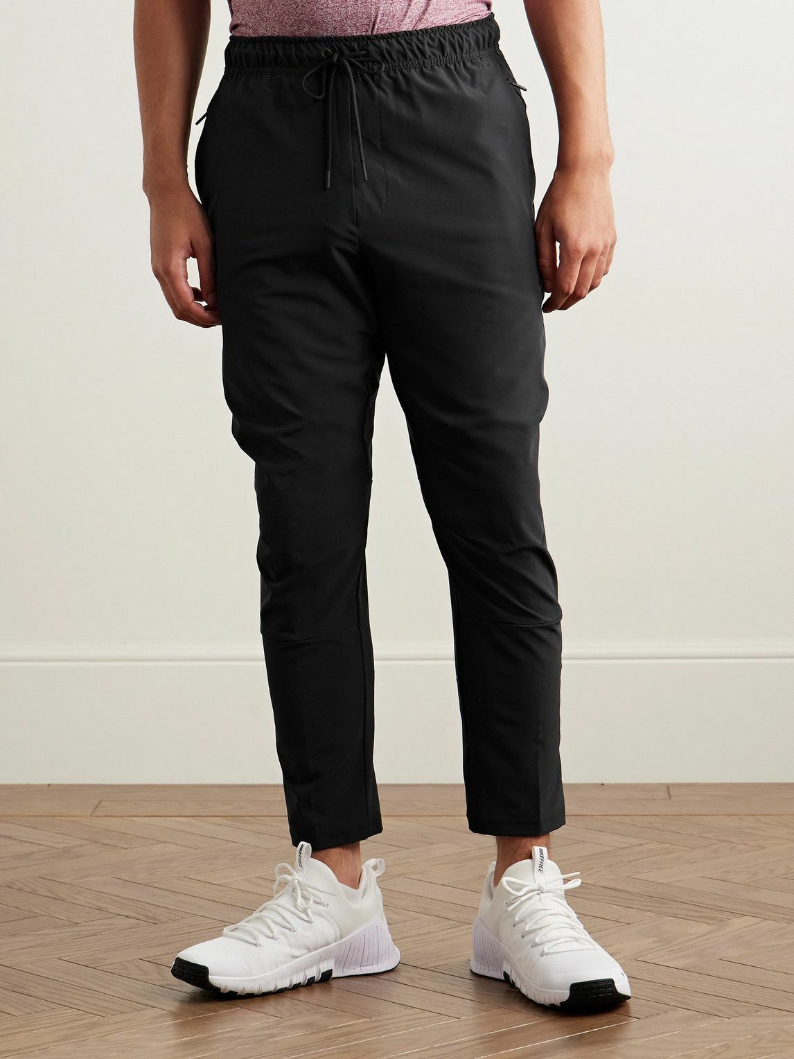 Nike Training - Unlimited Slim-Fit Tapered Dri-Fit Trousers - Black