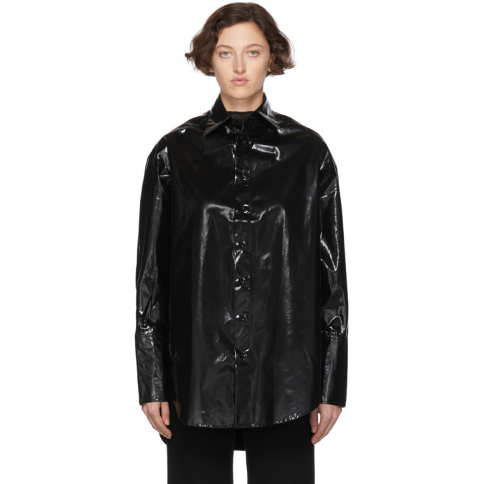 Photo: Yang Li Black Oversized Samizdat Shirt