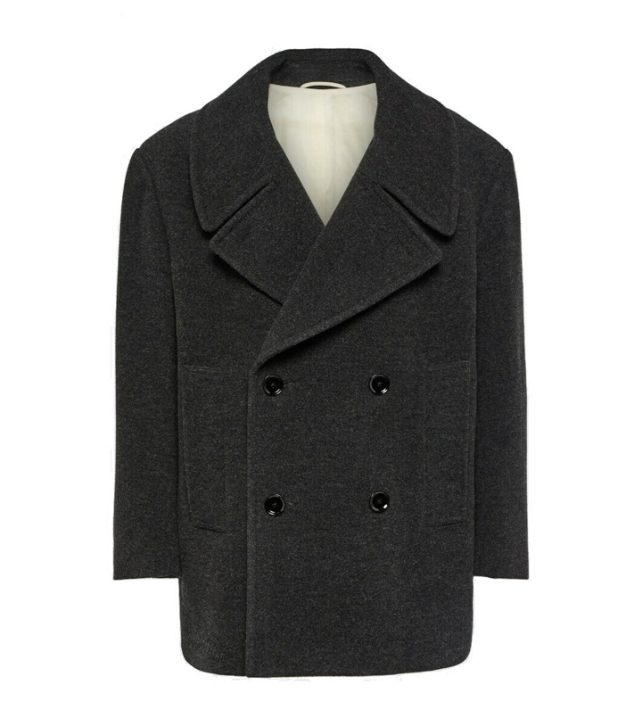 Photo: Lemaire Double-breasted wool peacoat