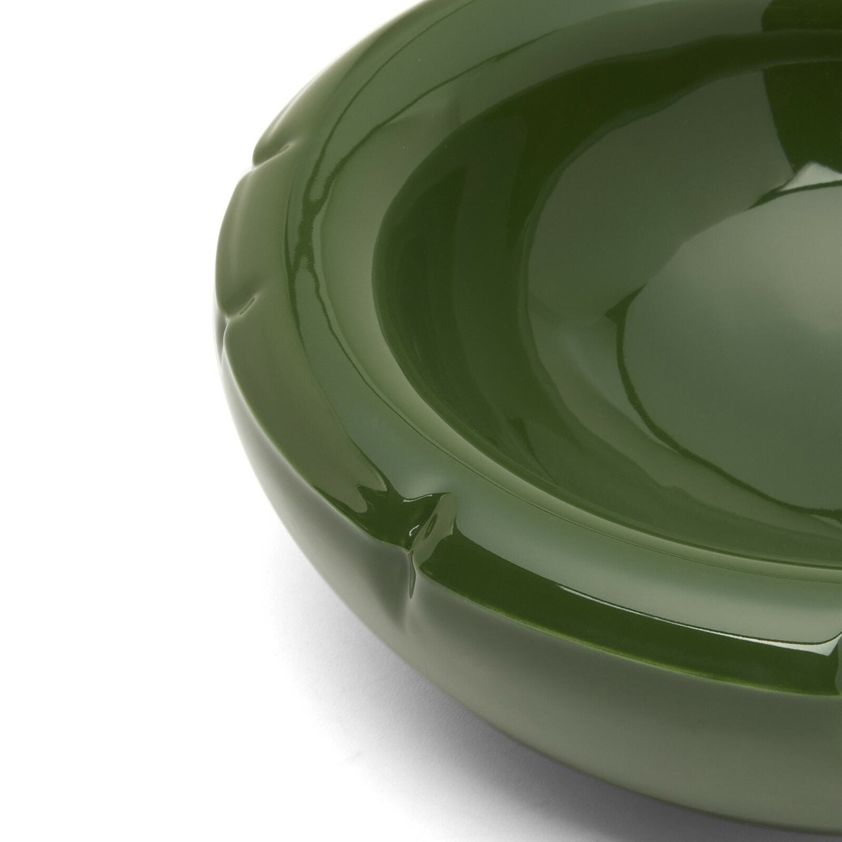 Home Studyo Mick Big Bowl in Moss Green 