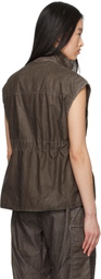 OUR LEGACY Brown Firm Vest