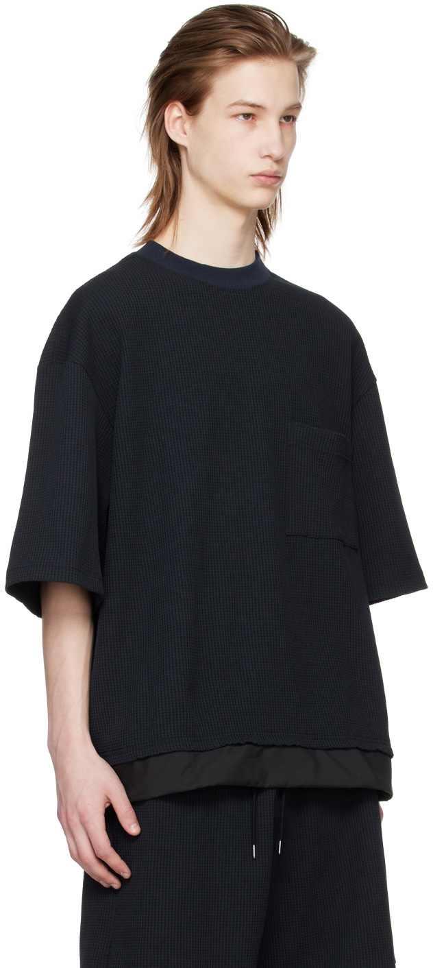 meanswhile Navy Water-Repellent T-Shirt