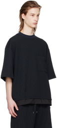 meanswhile Navy Water-Repellent T-Shirt