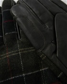 Barbour Newbrough Glove Black/Green - Mens - Gloves