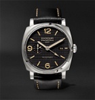 Panerai - Radiomir 1940 3 Days GMT Automatic Acciaio 45mm Stainless Steel and Leather Watch, Ref. No. PAM00627 - Black