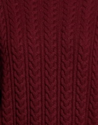 Laneus Womens Turtleneck Burgundy