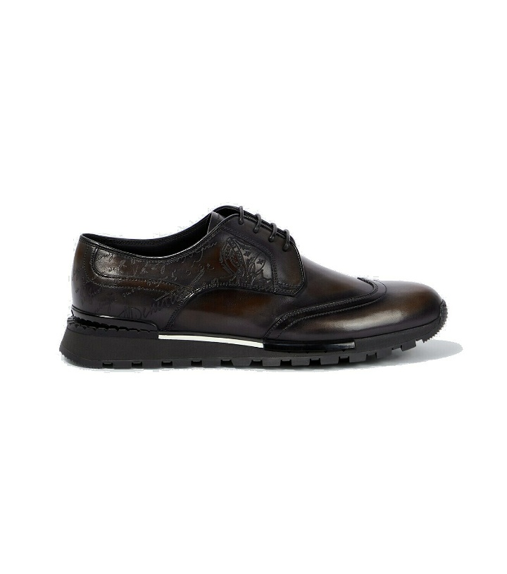Photo: Berluti Fast Track leather derby sneakers