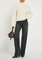 Guest In Residence Cable-knit Wool and Cashmere-blend Jumper Cream
