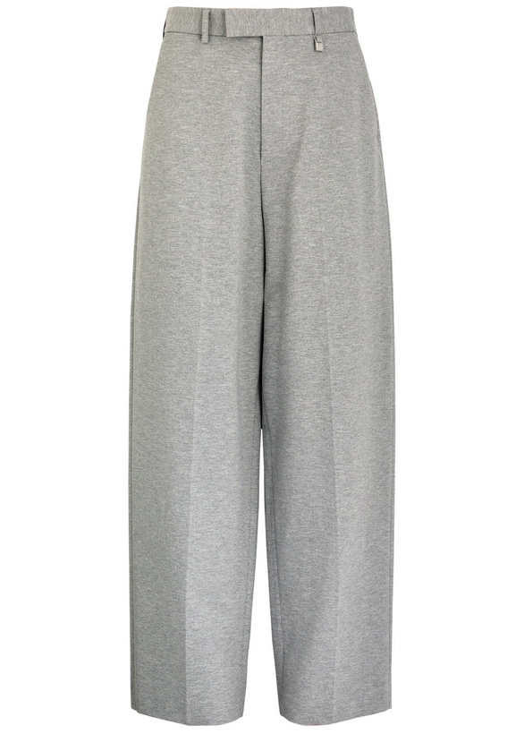 Photo: Giuseppe DI Morabito Wide-leg Jersey Trousers Grey