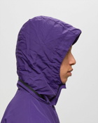 Awake 3 M Logo Printed Nylon Zip Up Shell Green|Purple - Mens - Track Jackets