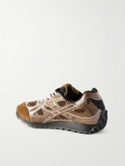 Bottega Veneta - Orbit Suede-Trimmed Rubber and Mesh Sneakers - Brown