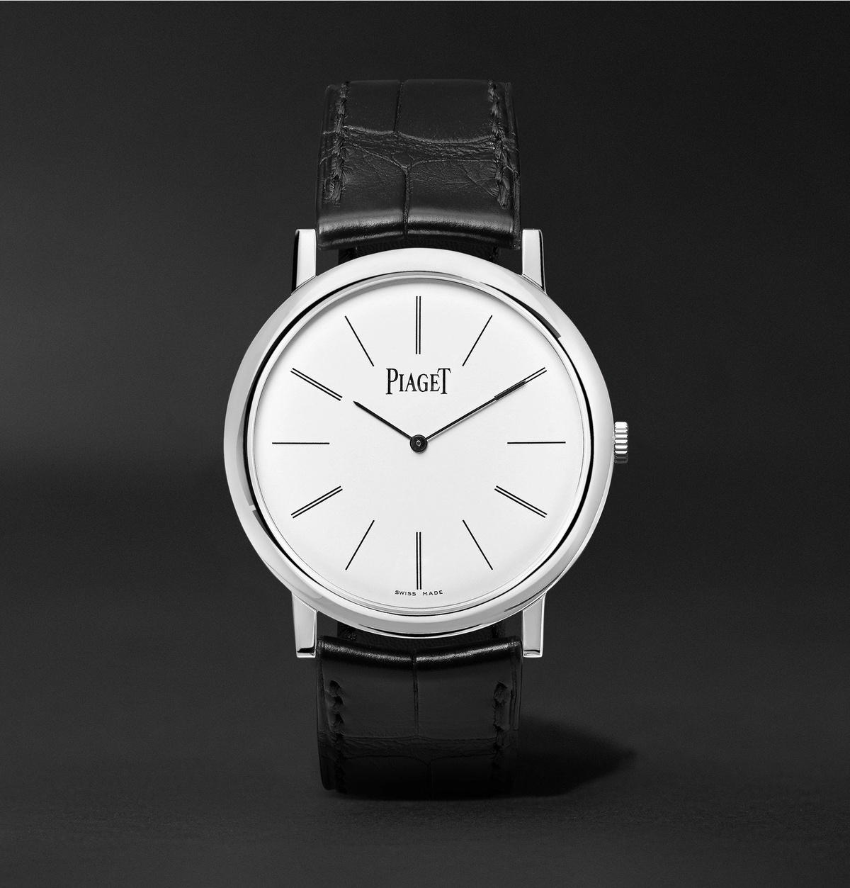 Piaget - Altiplano 38mm 18-Karat White Gold and Alligator Watch, Ref. No. G0A29112 - White