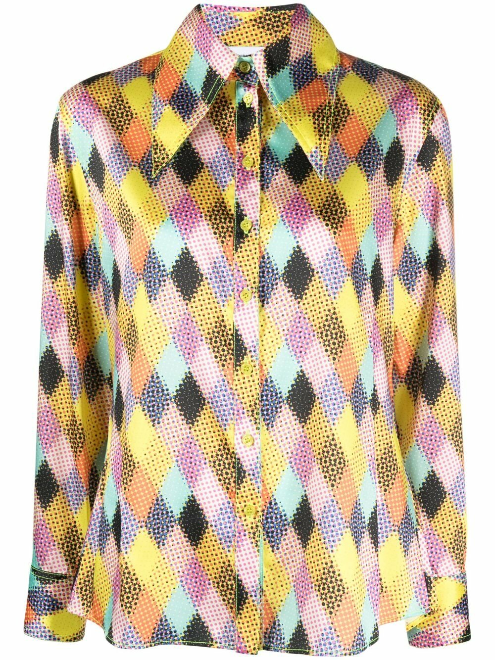 Christopher John Rogers Multicolour Graphic Print Shirt