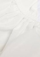 Norma Kamali Poplin Shirt Bodysuit White