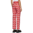 SSENSE WORKS SSENSE WORKS Jeremy O. Harris Red and Pink Straight Trousers