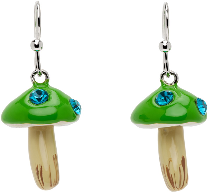Photo: Marni SSENSE Exclusive Green Mushroom Earrings