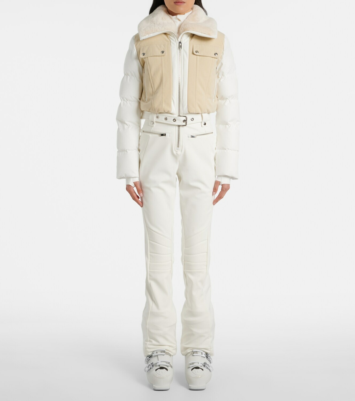 Fusalp Karei corduroy-trimmed ski suit