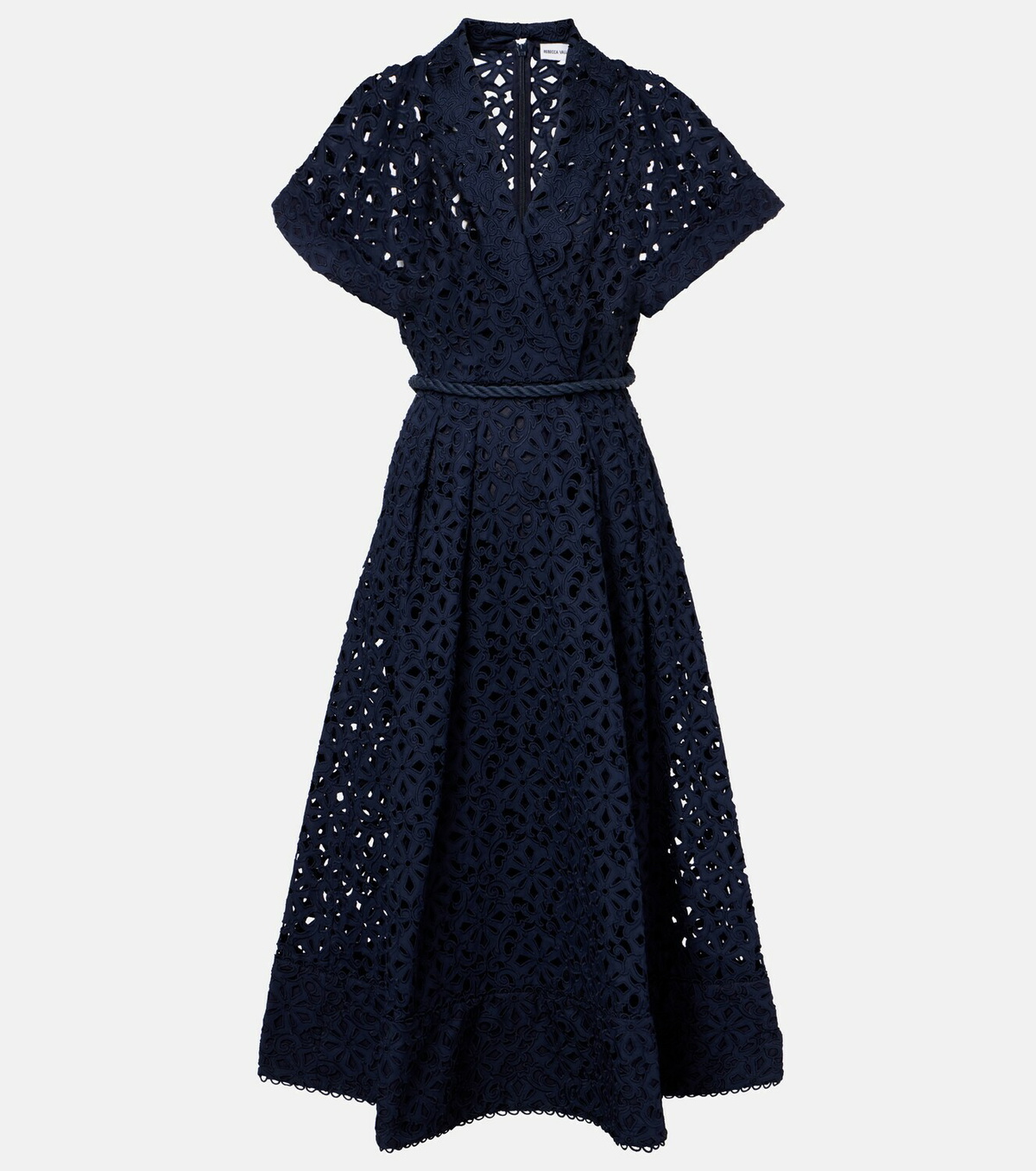 Rebecca Vallance Antalya broderie anglaise midi dress