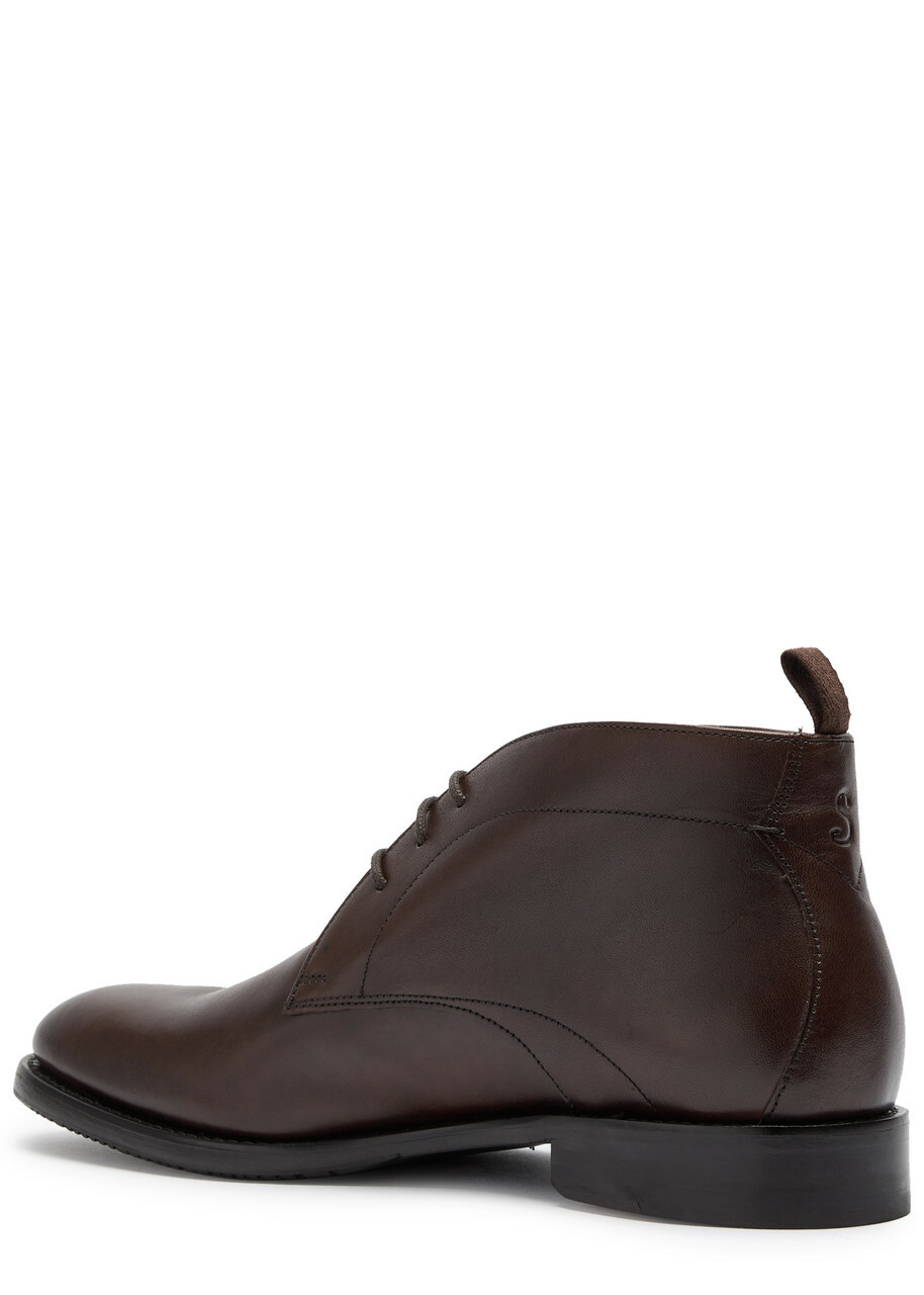 Oliver Sweeney Farleton Leather Desert Boots Brown