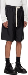 Jil Sander Black Drawstring Shorts
