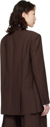 Cordera Brown Tailored Blazer