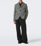 Junya Watanabe Herringbone wool-blend blazer