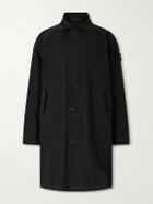 Stone Island - STONE ISLAND GHOST David Tech-Canvas Coat - Black