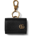 GUCCI - GG Marmont Full-Grain Leather AirPods Case - Black
