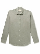 Purdey - Cotton-Flannel Shirt - Green
