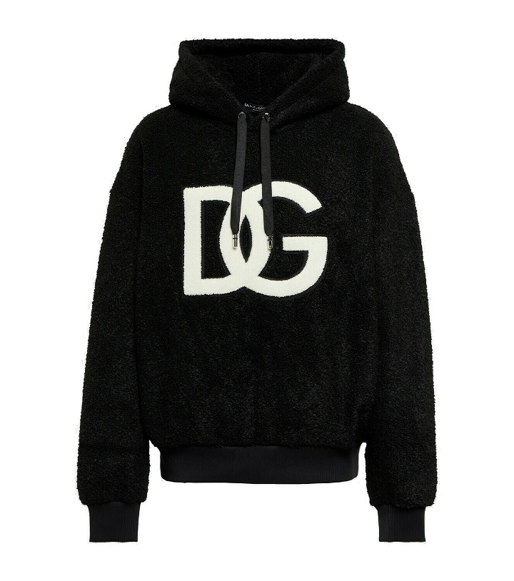 Photo: Dolce&Gabbana - DG bouclé hoodie