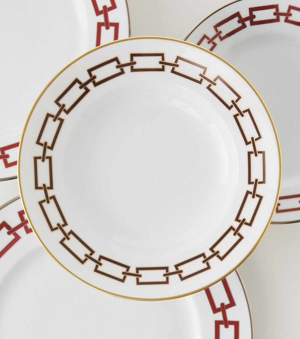 Ginori 1735 Catene porcelain soup plate
