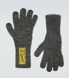 Raf Simons - Wool logo gloves
