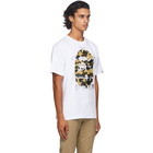 BAPE White 1st Camo Katakana T-Shirt