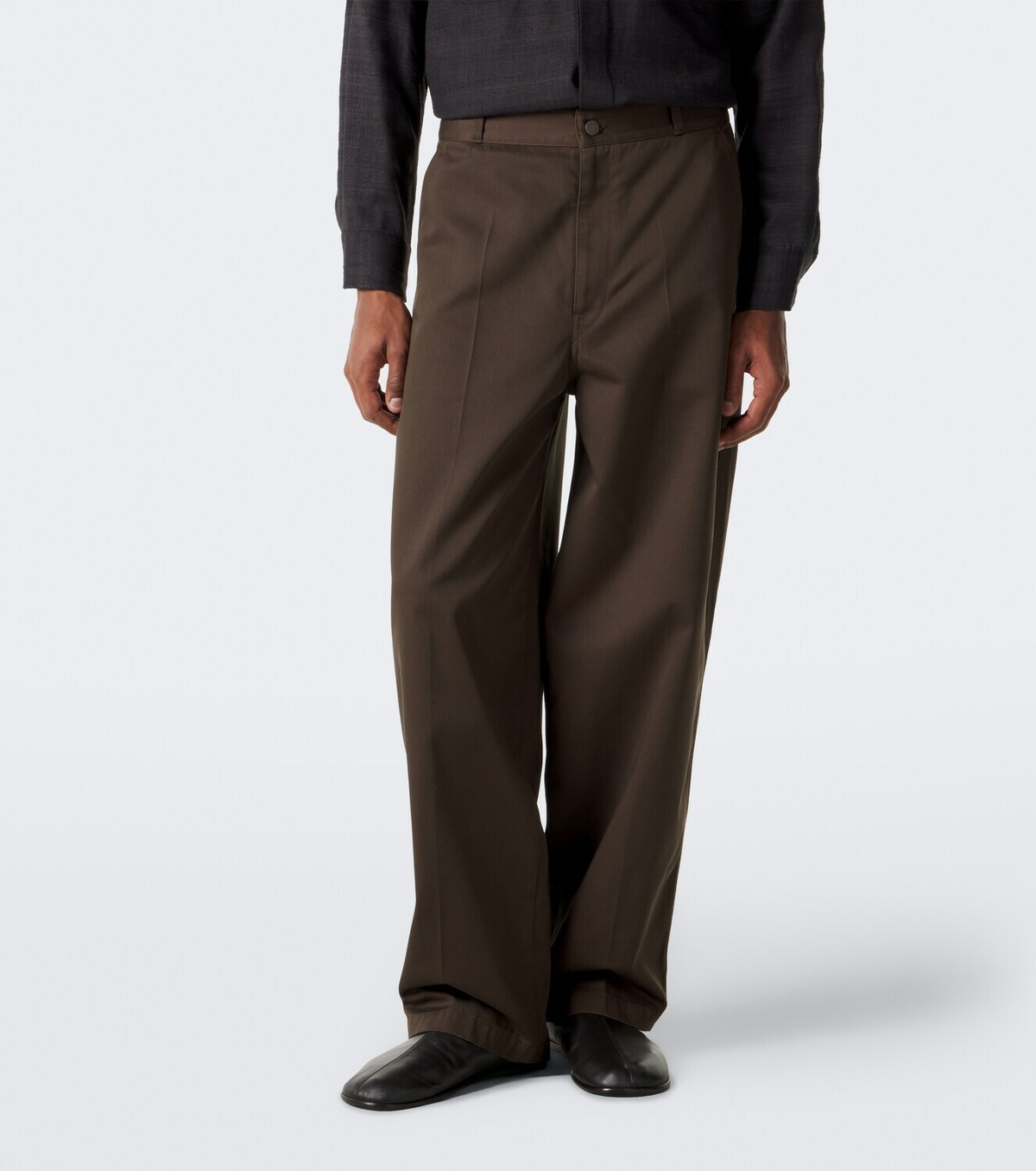 Lemaire Twill barrel-leg pants