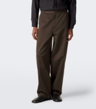 Lemaire Twill barrel-leg pants