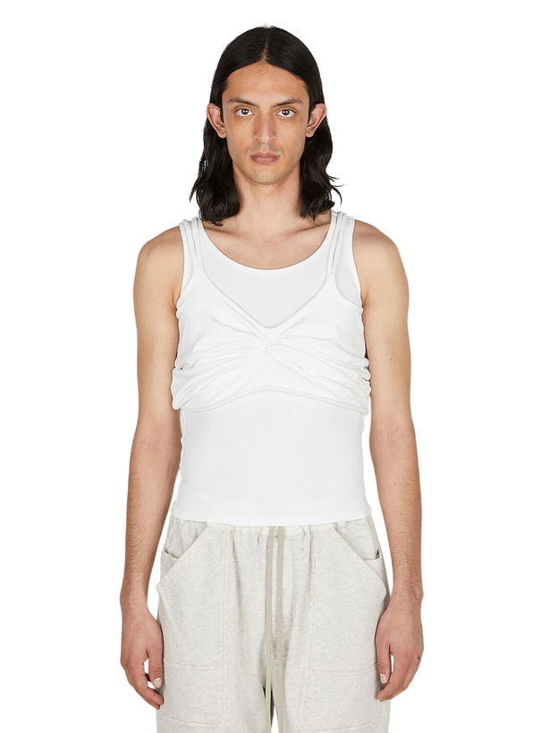 Photo: Mainline:RUS/Fr.CA/DE Draped Tank Top