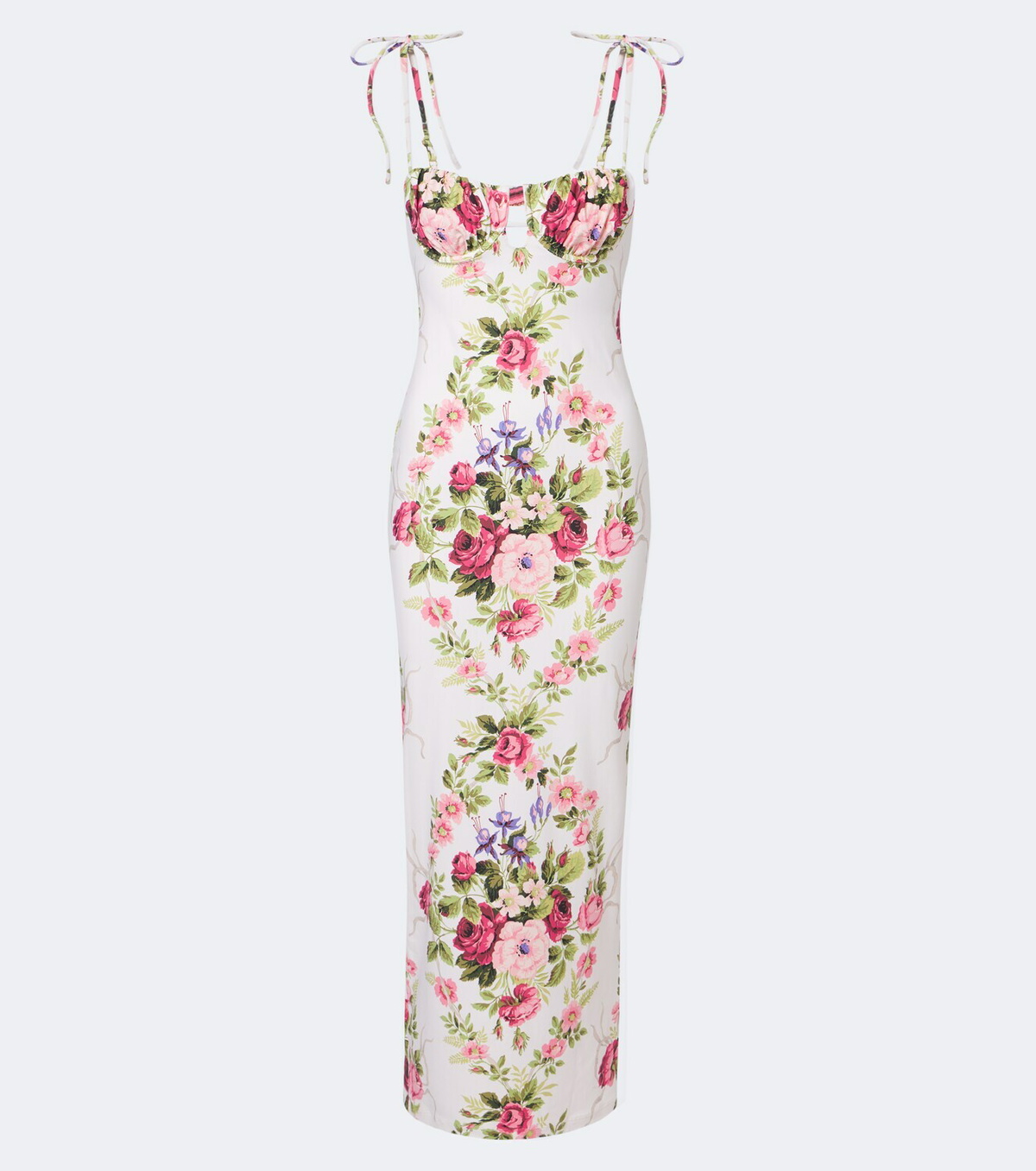 Montce Petal floral maxi dress
