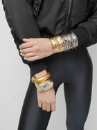 SAINT LAURENT - Oversize Stone & Brass Bracelet