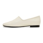 Lemaire Off-White Leather Loafers