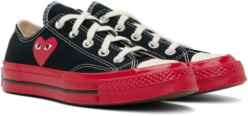 COMME des GARÇONS PLAY Black Converse Edition Chuck 70 Sneakers