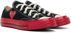 COMME des GARÇONS PLAY Black Converse Edition Chuck 70 Sneakers