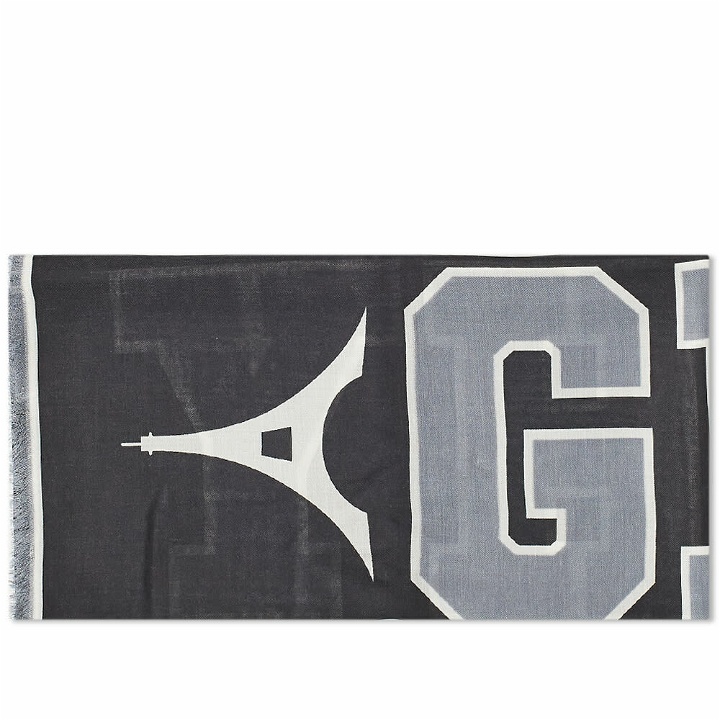 Photo: Givenchy Men's College Logo Scarf in Black