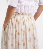 Chloé Floral silk maxi skirt