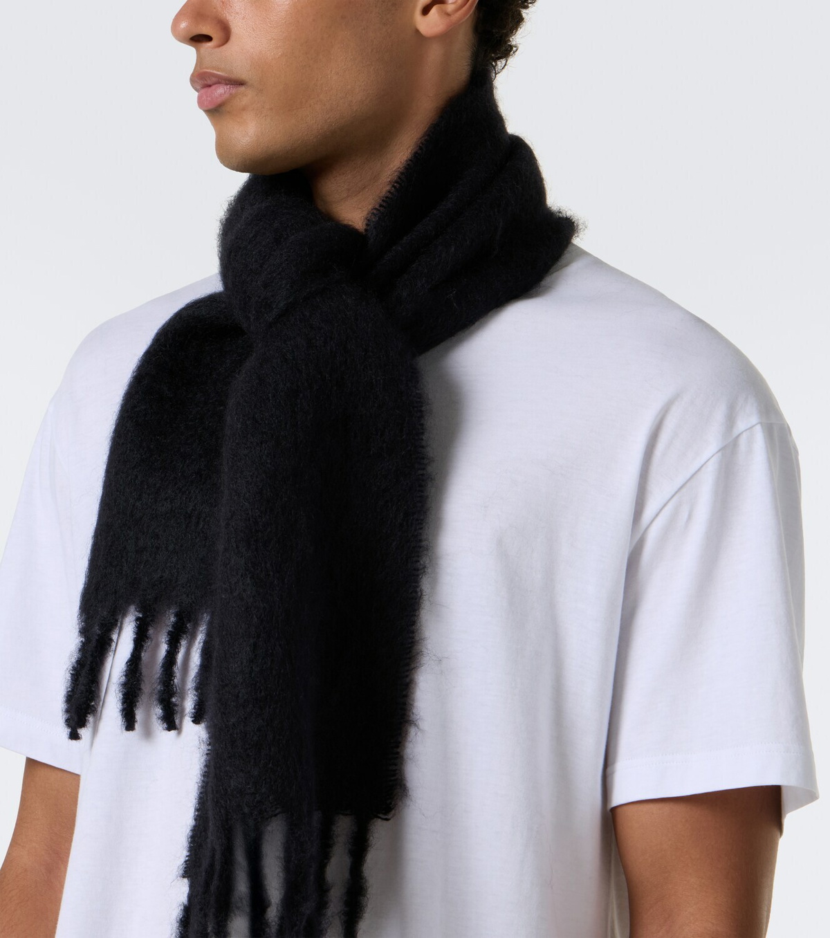 The Row Creana mohair and wool scarf