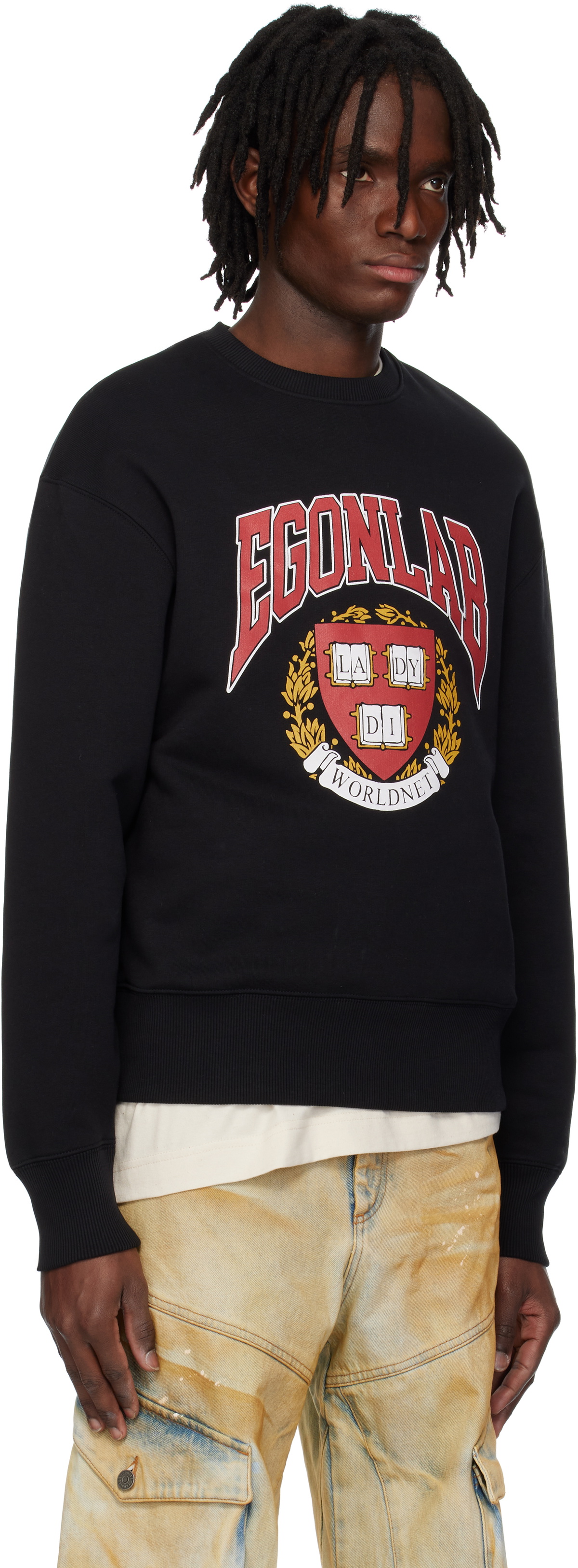EGONlab Black Worldnet Edition Sweatshirt