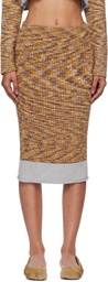Baserange Multicolor Waste Midi Skirt