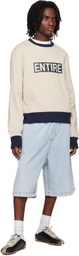 Entire Studios Off-White Contro Crew Sweatshirt