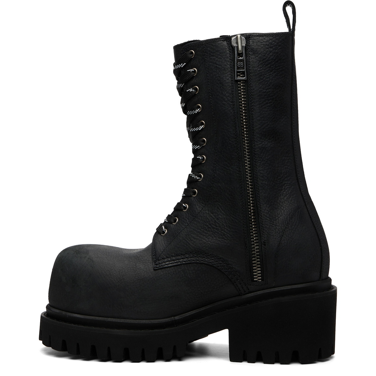 Balenciaga Black Stomper Boots