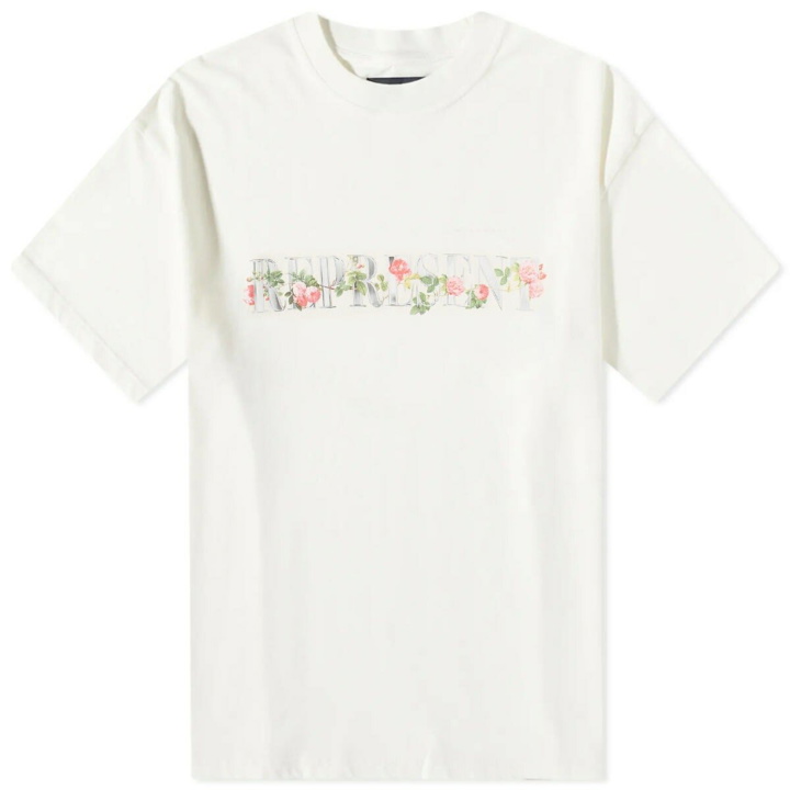 Photo: Represent Men's Floral R T-Shirt in White